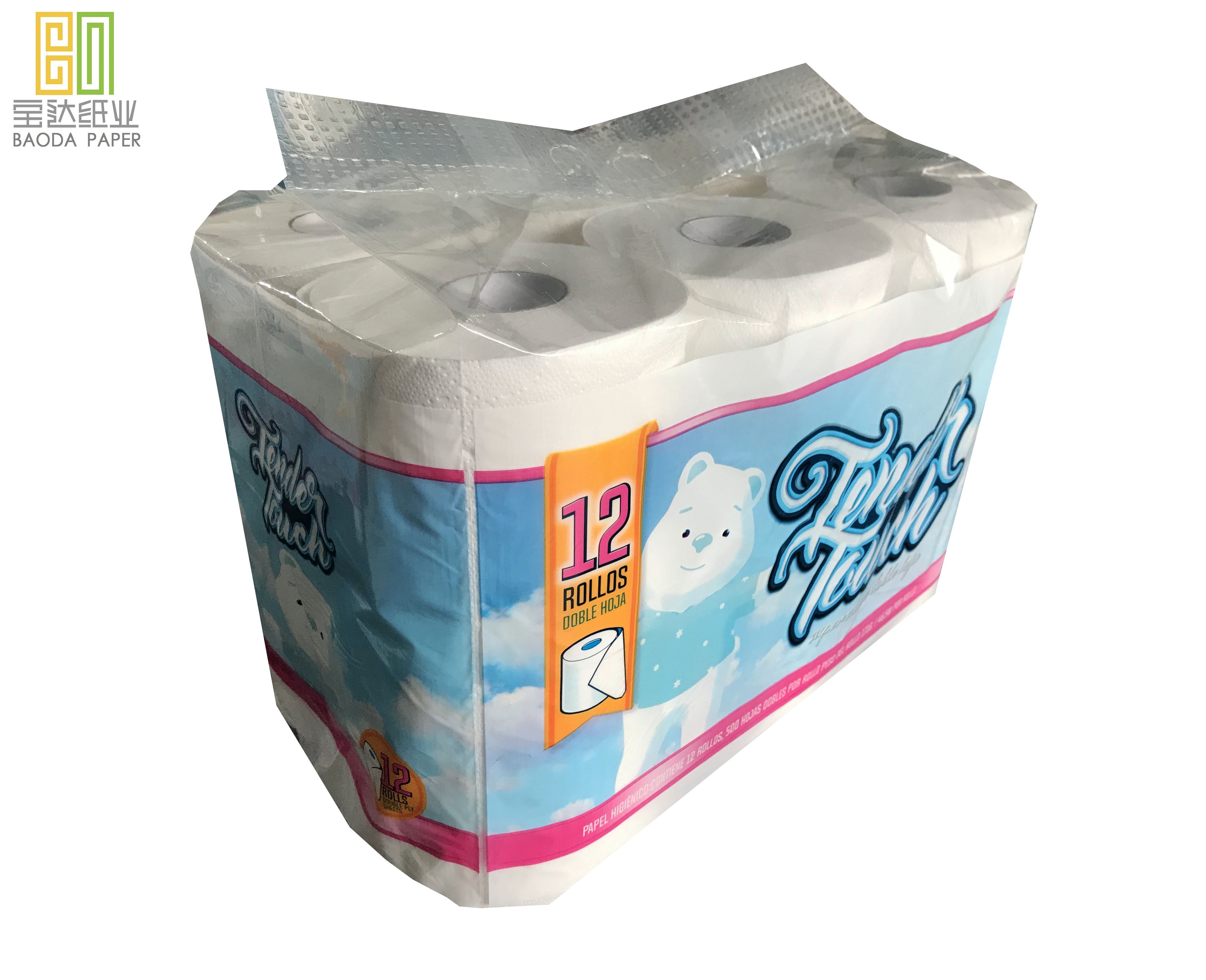 Papel higiénico suave de ángel 