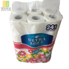 Rollo de pañuelos ecológico, papel higiénico ultrasuave de lujo, 24 rollos, 3 capas