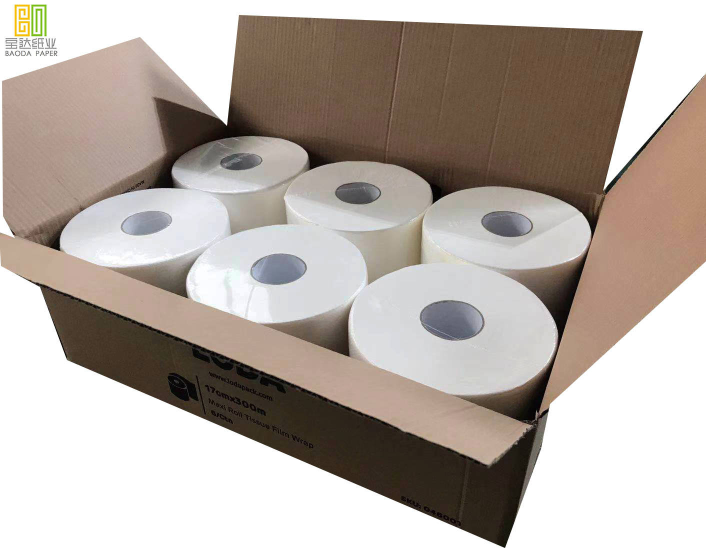 envolviendo papel de seda