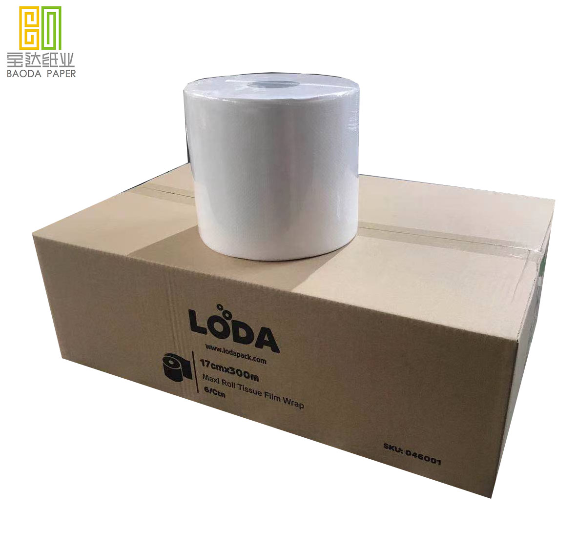 envolviendo papel de seda 