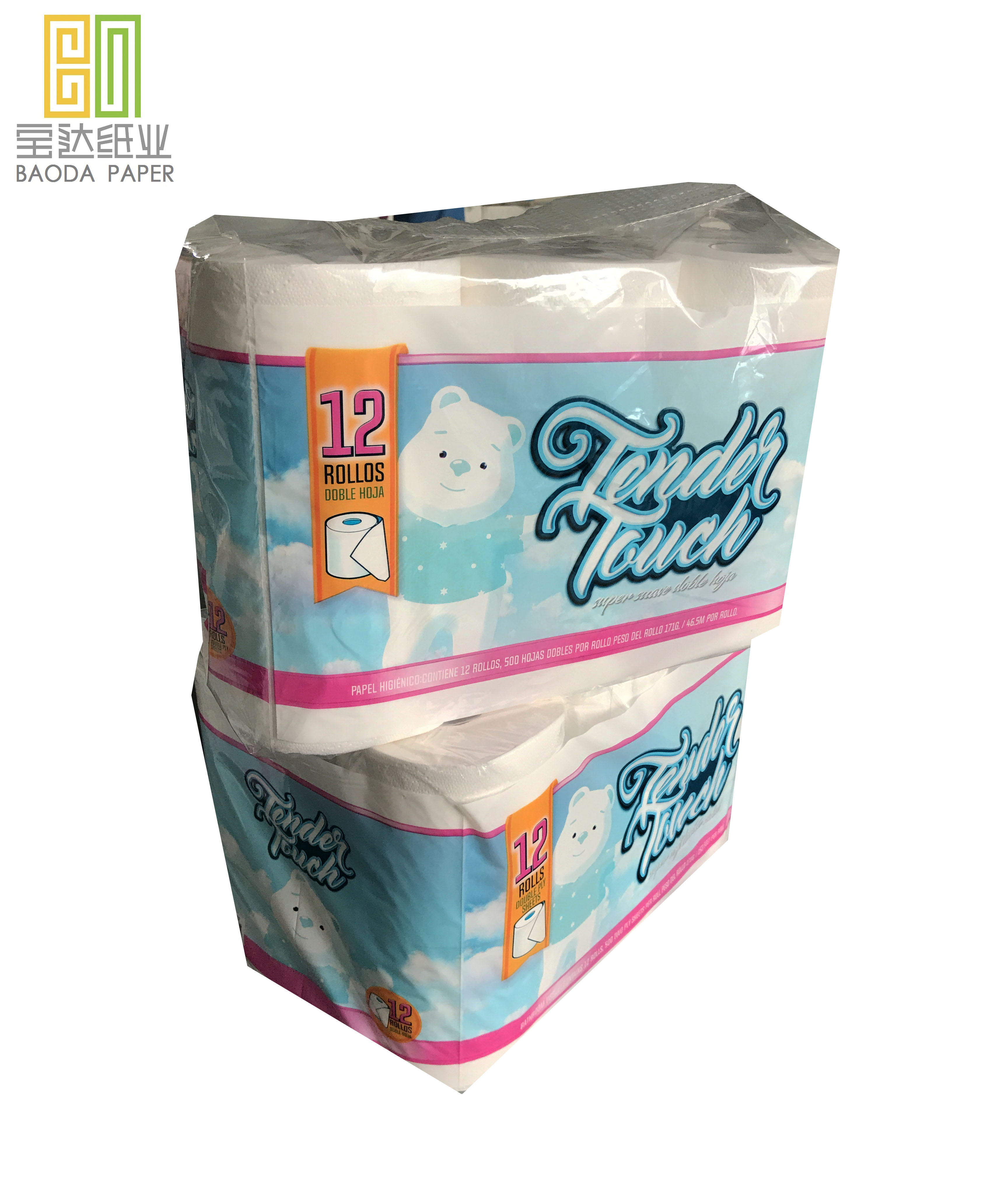 envolviendo papel de seda 