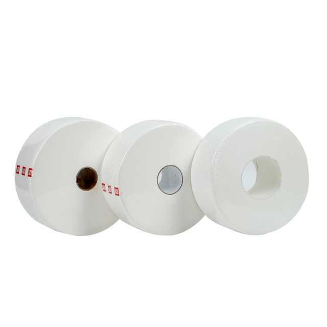 100% de madera Pulp al por mayor de papel higiénico personalizado Jumbo Roll para Homell